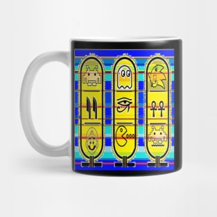 Gaming Egyptian hieroglyphs by LowEndGraphics Mug